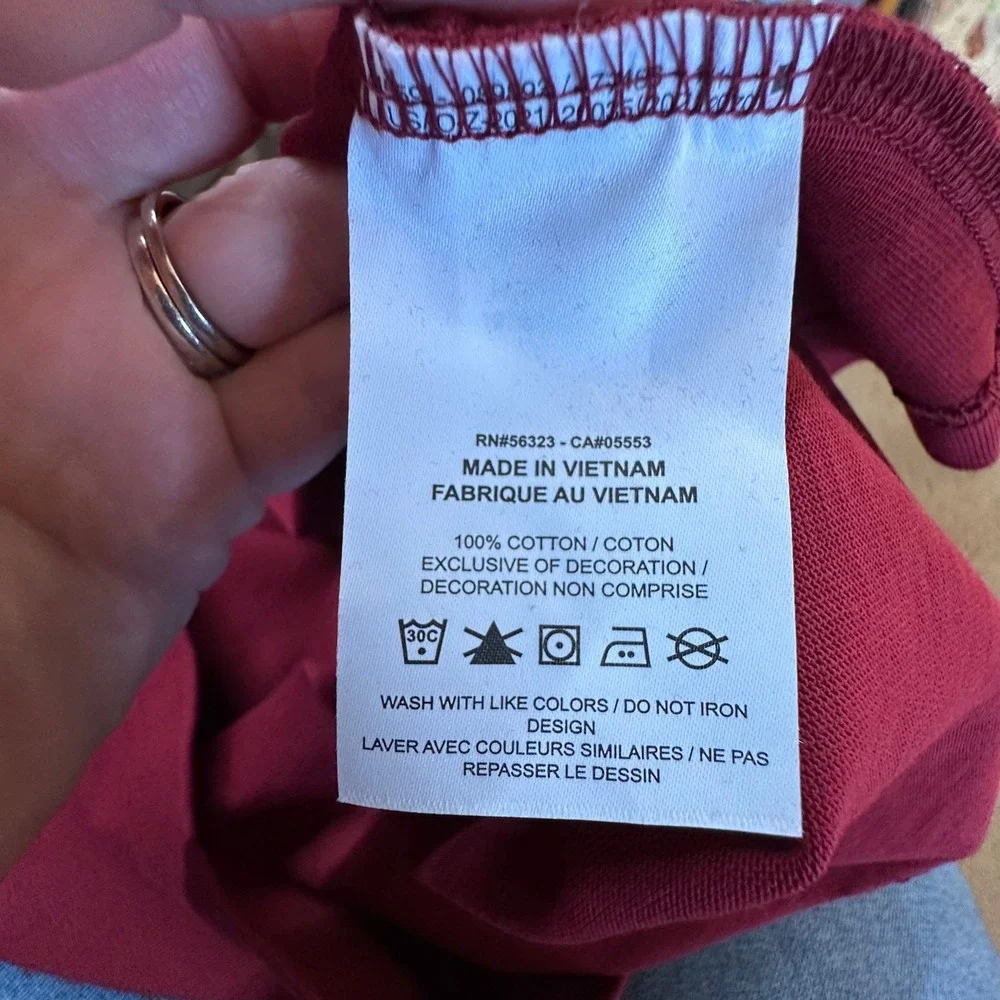 NEW Jordan Michael Jordan Graphic T-Shirt Burgundy Red Quote HQ2666-687 Small